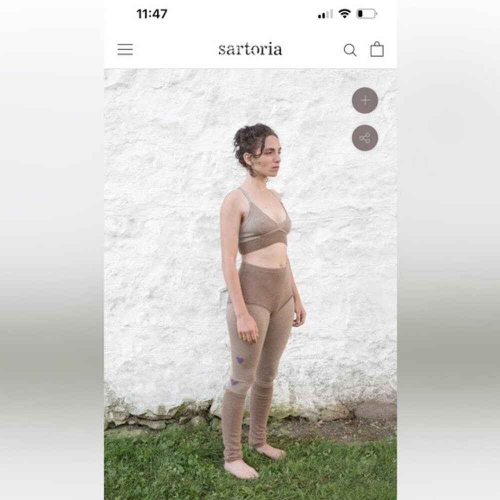 Sartoria custom made merino cashmere mixed media blends long johns S